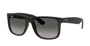 Ray-Ban 4165 JUSTIN, colore 601/8G · Rubber nero