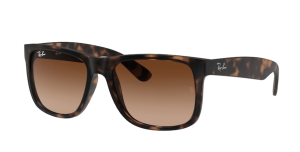 Ray-Ban 4165 JUSTIN, colore 710/13 · Rubber avana chiaro