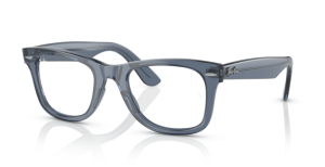Ray-Ban RX4340V WAYFARER EASE, colore 8223 · Trasparente blu scuro