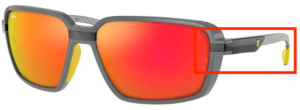 Aste originali Ray-Ban RB8360M, colore F672 · Grigio