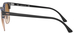 Aste originali Ray-Ban RB3016 Clubmaster, colore 1256 · Maculato marrone/blu