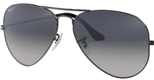 Lenti originali Ray-Ban RB3025 Aviator Large Metal, colore 78 · Blu sfumato polarizzato