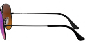 Aste originali Ray-Ban RB3460 Aviator Flip Out, colore 002 · Nero