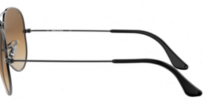 Aste originali Ray-Ban RB3460 Aviator Flip Out, colore 004 · Gunmetal