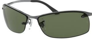 Lenti originali Ray-Ban RB3183, colore 9A · Verde polarizzato · plastica
