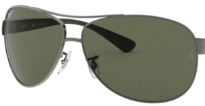 Lenti originali Ray-Ban RB3386, colore 9A · Verde polarizzato · plastica
