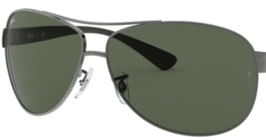 Lenti originali Ray-Ban RB3386, colore 71 · Verde · plastica