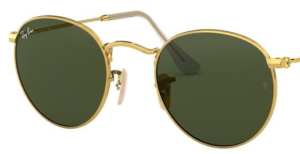 Lenti originali Ray-Ban RB3447 Round Metal, colore G15 · Verde classico