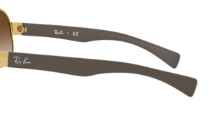 Aste originali Ray-Ban RB3471 Pezzi, colore 001 · Oro