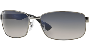 Lenti originali Ray-Ban RB3478 Pezzi, colore 78 · Blu degraded grigio polarizzato
