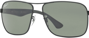 Lenti originali Ray-Ban RB3516, colore 9A · Verde polarizzato · plastica