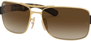 Lenti originali Ray-Ban RB3522, colore 13 · Marrone sfumato · plastica