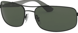Lenti originali Ray-Ban RB3527, colore 71 · Verde · plastica
