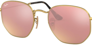 Lenti originali Ray-Ban RB3548N Hexagonal, colore Z2 · Rame flash specchio