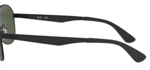 Aste originali Ray-Ban RB3549, colore 006 · Nero opaco