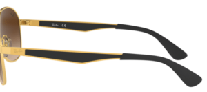 Aste originali Ray-Ban RB3549, colore 112 · Oro opaco