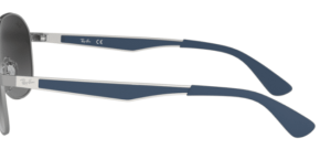 Aste originali Ray-Ban RB3549, colore 9012 · Opaco gunmetal
