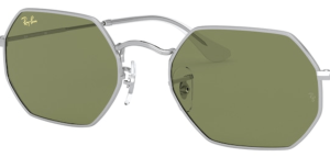 Lenti originali Ray-Ban RB3556 Octagonal, colore 4E · Verde