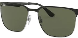 Lenti originali Ray-Ban RB3569, colore 9A · Verde polarizzato · plastica