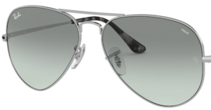 Lenti originali Ray-Ban RB3689 Aviator Metal II, colore AD · Fotocromatico azure sfumato blu