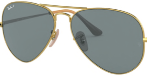 Lenti originali Ray-Ban RB3689 Aviator Metal II, colore S2 · Polarizzato blu