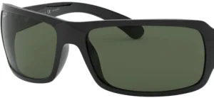 Lenti originali Ray-Ban RB4075, colore 58 · Verde polarizzato · plastica