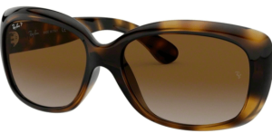 Lenti originali Ray-Ban RB4101 Jackie Ohh, colore T5 · Marrone sfumato polarizzato · plastica