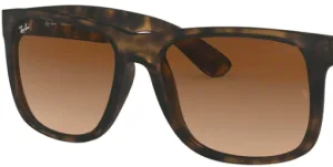 Lenti originali Ray-Ban RB4165 Justin, colore 13 · Marrone sfumato · plastica