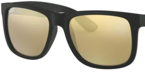 Lenti originali Ray-Ban RB4165 Justin, colore 5A · Marrone specchio total oro · plastica