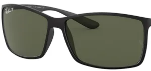 Lenti originali Ray-Ban RB4179 Liteforce, colore 9A · Verde polarizzato · plastica