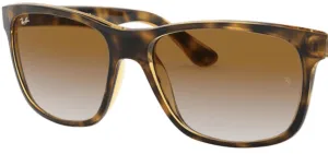 Lenti originali Ray-Ban RB4181, colore 51 · Marrone chiaro sfumato · plastica