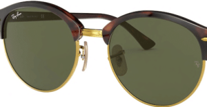 Lenti originali Ray-Ban RB4246 Clubround, colore G15 · Verde classico