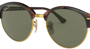 Lenti originali Ray-Ban RB4246 Clubround, colore 58 · Verde polarizzato