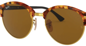 Lenti originali Ray-Ban RB4246 Clubround, colore B15 · Marrone