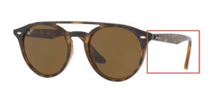 Aste originali Ray-Ban RB4279 Pezzi, colore 710 · Avana chiaro