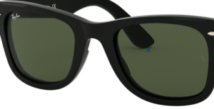 Lenti originali Ray-Ban RB4340 Wayfarer, colore G15 · Verde classico