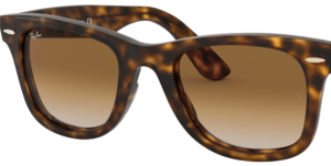 Lenti originali Ray-Ban RB4340 Wayfarer, colore 51 · Marrone chiaro sfumato