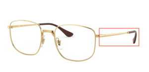 Aste originali Ray-Ban RB6457 vista, colore 2500 · Arista