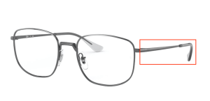 Aste originali Ray-Ban RB6457 vista, colore 3095 · Sand grigio