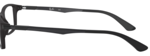 Aste originali Ray-Ban RB7017 vista, colore 5196 · Nero opaco