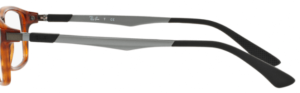 Aste originali Ray-Ban RB7017 vista, colore 5687 · Rosso avana