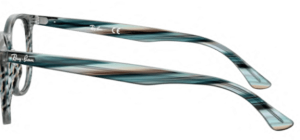Aste originali Ray-Ban RB7159, colore 5750 · Blu/grigio stripped