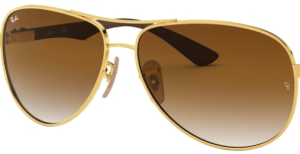 Lenti originali Ray-Ban RB8313 Carbon Fibre, colore 51 · Marrone chiaro sfumato · plastica
