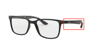 Aste originali Ray-Ban RB8905 vista, colore 5843 · Nero