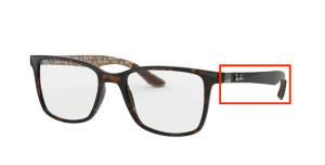 Aste originali Ray-Ban RB8905 vista, colore 5846 · Avana