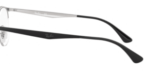 Aste originali Ray-Ban RB6422 vista, colore 2997 · Argento su superiore nero opaco
