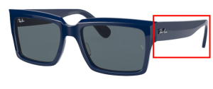 Aste originali Ray-Ban RB2191 Inverness, colore 1321 · Blu