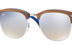 Lenti originali Ray-Ban RB3716 Clubmaster Metal, colore 30 · Argento flash specchio