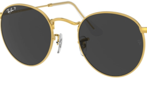 Lenti originali Ray-Ban RB3447 Round Metal, colore 48 · Nero polarizzato