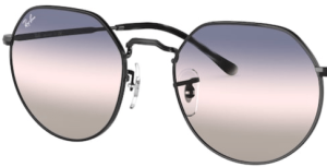Lenti originali Ray-Ban RB3565 Jack, colore GE · Rosa sfumato blu sfumato grigio